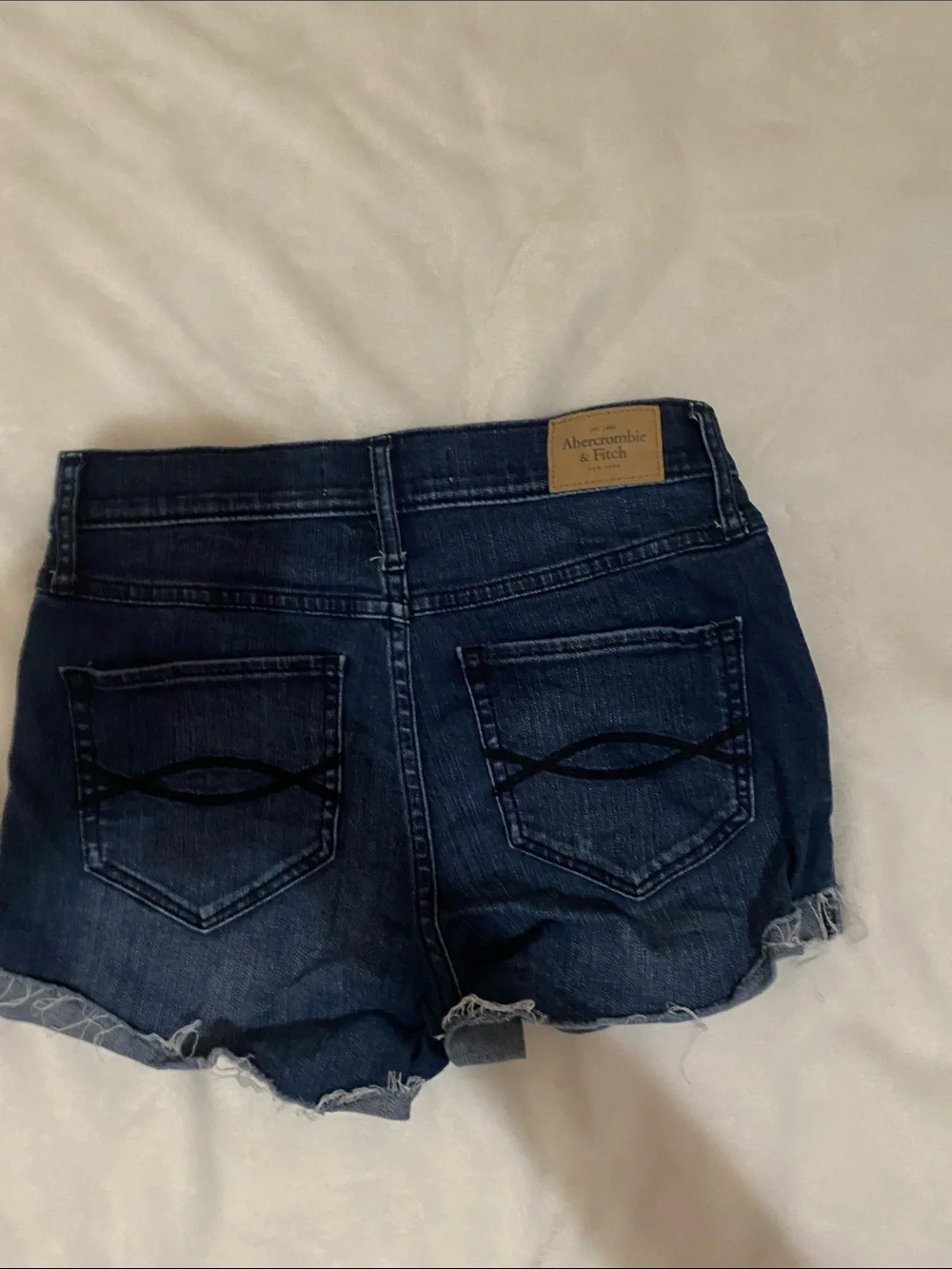 Abercrombie & Fitch Indigo Blue Denim Shorts
